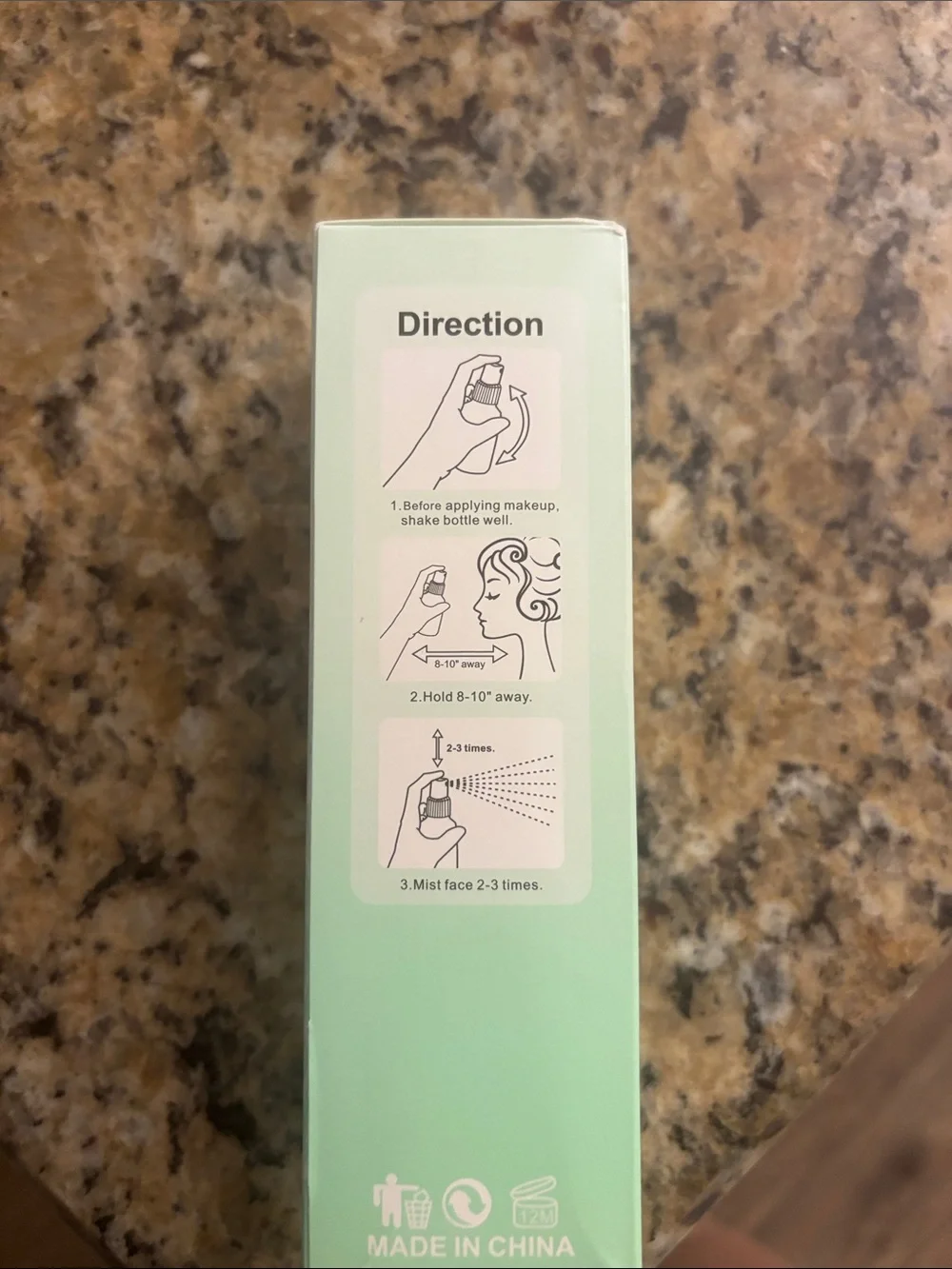Aloe 12H Make Up Fix Spray - Mint